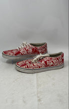 Load image into Gallery viewer, Vans Mens Off The Wall 721356 Red White Lace-Up Sneaker Shoes Size 10.5