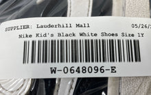 Load image into Gallery viewer, Nike Kids Court Borough Mid 2 CD7783-010 Black White Sneaker Shoes Size 1Y