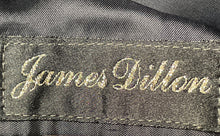 Load image into Gallery viewer, James Dillon Mens Black Peak Lapel Double Breasted Three Button Blazer Size 50