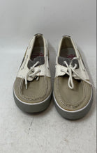 Load image into Gallery viewer, Penguin Mens Fly Ocean Beige White Lace-Up Boat Shoes Size 10