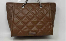 Load image into Gallery viewer, Steve Madden Womens Brown Leather Chain Inner Pockets Shoulder Bag With Pouch