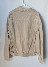 Load image into Gallery viewer, Zara Womens Beige Long Sleeve Pockets Button-Front Utility Jacket Size Medium