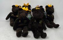 Load image into Gallery viewer, Salvino’s Bamm Beano’s Home Run Kings Collectible Plush Bean Bear Toys Set 6 Pcs
