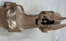 Load image into Gallery viewer, Michele Lopriore Milano Womens Rose Gold Block Heel Platform Sandals Size 36