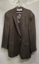 Load image into Gallery viewer, Daniel Cremieux Mens Brown Check Long Sleeve Two-Button Sport Blazer Size 50L