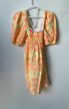 Load image into Gallery viewer, Lilly Pulitzer Womens Yellow Orange Floral Short Sleeve Mini Dress Size 2