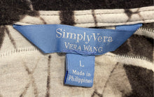 Load image into Gallery viewer, Authentic Simply Vera Vera Wang Womens Multicolor Printed Blouse Top Size L