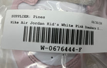 Load image into Gallery viewer, Nike Kids Air Jordan 1 Mid DQ8424-608 White Pink Lace-Up Sneaker Shoes Size 2Y