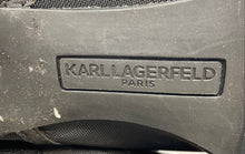 Load image into Gallery viewer, Karl Lagerfeld Womens Blayze Black Peep Toe Back Zip Ankle Booties Size 8.5 M