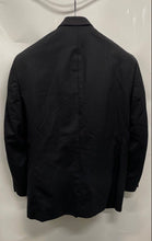 Load image into Gallery viewer, Gianfranco Ruffini Mens Black Single-Breasted Three-Button Blazer Size 42R