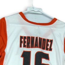 Load image into Gallery viewer, Womens Orange White MLB Miami Marlins Jose Fernandez #16 Jersey T-Shirt Size XL