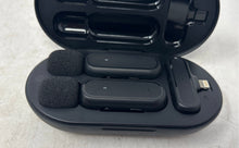 Load image into Gallery viewer, Wireless 2 Pcs Lavalier Microphones With Charging Case & Cables Untested