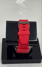 Load image into Gallery viewer, Time Square 7037M Men's Quartz Analog Watch Gunmetal Case Red Band (NCL)