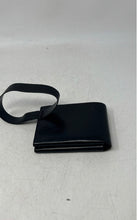 Load image into Gallery viewer, Unbranded Mens Black Leather Lightweight Bifold Wallet With Strap