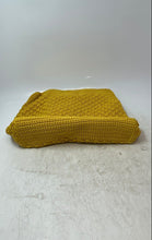 Load image into Gallery viewer, The Sak Womens Yellow Crochet Inner Pockets Double Handle Shoulder Bag