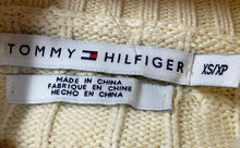 Load image into Gallery viewer, Tommy Hilfiger Womens Beige Cotton Turtleneck Long Sleeve Pullover Sweater Sz XS