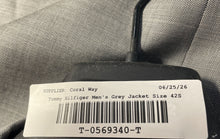 Load image into Gallery viewer, Tommy Hilfiger Mens Gray Long Sleeve Single-Breasted Two-Button Blazer Size 42S