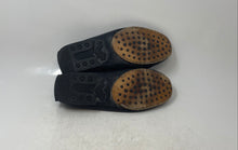 Load image into Gallery viewer, Laurent Effel Mens Black Leather Moc Toe Slip-On Penny Loafer Shoes Size EUR 39