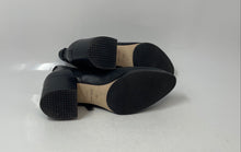 Load image into Gallery viewer, Cole Haan Womens Black Leather Side Zip Block Heel Ankle Booties Size 6 B
