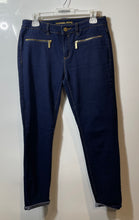Load image into Gallery viewer, Michael Kors Womens Blue Denim Dark Wash Pockets Casual Skinny Jeans Size 6