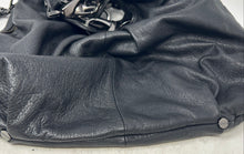 Load image into Gallery viewer, Kenneth Cole Womens Madison Black Leather Inner Pocket Hobo Shoulder Handbag