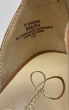 Load image into Gallery viewer, Jessica Simpson Womens Saveria Brown Block Heel Platform Sandals Size 8M