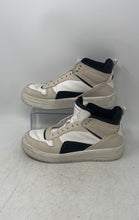 Load image into Gallery viewer, Stradivarius Womens Beige White Black Lace-Up High Top Sneakers Shoes Size EU 38