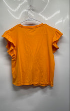 Load image into Gallery viewer, Zara Womens Orange Short Sleeve Crew Neck Pullover Blouse Top Size Medium