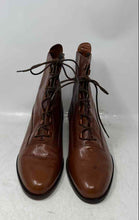 Load image into Gallery viewer, Saks Fifth Avenue Mens Brown Round Toe Lace-Up Ankle Boots Size 10M