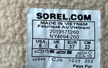 Load image into Gallery viewer, Sorel Boys Explorer II NY4894-260 Gray Beige Drawstring Ice Snow Boots 5 W/Tag