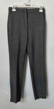 Load image into Gallery viewer, Zara Womens Gray Printed Flat Front Regular Fit Tapered Leg Dress Pants Size S