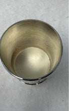 Load image into Gallery viewer, F.B. Rogers Silver-Plated Tone Desktop Trash Can Pen Holder With Handle Lid