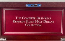 Load image into Gallery viewer, The Complete First Year Kennedy Silver Half-Dollar Collection Display Case Box