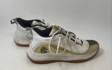 Load image into Gallery viewer, Under Armour Unisex 3Z5 NM White Gray Gold Lace-Up Sneakers Shoes Size M10 W11.5