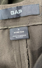 Load image into Gallery viewer, Gap Womens Gray Stretch Flat Front Elastic Waist Trouser Pants Size 6