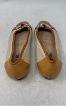 Load image into Gallery viewer, Farfalle Womens Cream Tan Slip-On Low Top Decorative Buckle Ballet Flat EUR 38