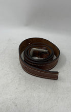 Load image into Gallery viewer, Mens Brown Genuine Leather Vintage Style Adjustable Buckle Dress Belt Size XL