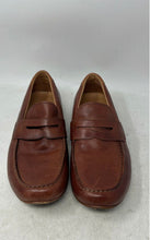 Load image into Gallery viewer, Fossil Mens Brown Leather Slip-On Moc Toe Penny Loafer Shoes Size 9.5