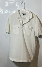 Load image into Gallery viewer, Michael Kors Mens White Short Sleeve Two Flap Pockets Polo Shirt Size Large