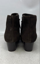 Load image into Gallery viewer, Banana Republic Womens Brown Suede Round Toe Side-Zip Ankle Booties Size 8.5M