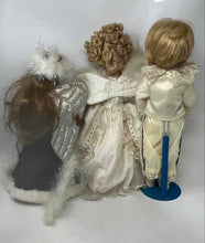Load image into Gallery viewer, Lot Of 3 Pcs Assorted Girls Angel And Boy Porcelain Dolls Collection Decorative