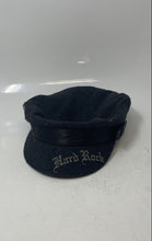 Load image into Gallery viewer, Hard Rock Cafe Womens Dark Gray Embroidered Newsboy Biker Cap One Size