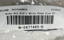 Load image into Gallery viewer, Nike Boys Air Max 1 HF7814-100 White Leather Lace-Up Sneaker Shoes Size 2Y
