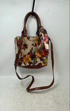 Load image into Gallery viewer, Dana Buchman Womens Multicolor Floral Print Shoulder Strap Satchel Handbag