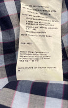 Load image into Gallery viewer, Hugo Boss Mens Multicolor Printed Cotton Regular Fit Button-Up Shirt Size S