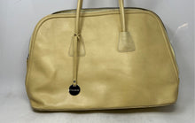 Load image into Gallery viewer, Pulicati Womens Beige Leather Inner Pockets Top Handle Satchel Handbag
