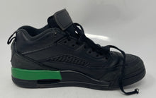 Load image into Gallery viewer, Authentic Nike Boys Air Jordan Spizike Low Black Green Sneaker Shoes Size 7Y