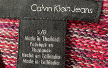Load image into Gallery viewer, Calvin Klein Jeans Womens Multicolor Space Dye Long Sleeve Pullover Sweater Sz L
