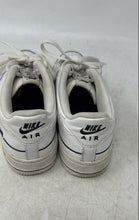 Load image into Gallery viewer, Nike Boys Air Force 1 Low LV8 3 CJ4092-100 White Leather Sneakers Shoes Sz 3.5Y