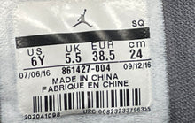 Load image into Gallery viewer, Nike Kids Air Jordan 3 Retro 861427-004 Gray Sneaker Shoes Size 6Y No Insole